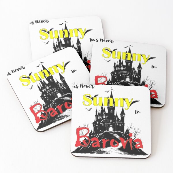 Item preview, It's Never Sunny in Barovia white background designed and sold by DM-Setti-LLC.