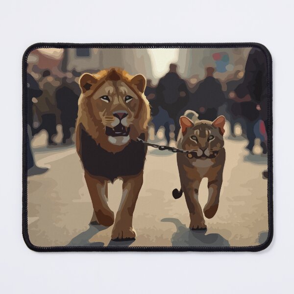 Item preview, Cat controls lion. designed and sold by Whose-sweat.