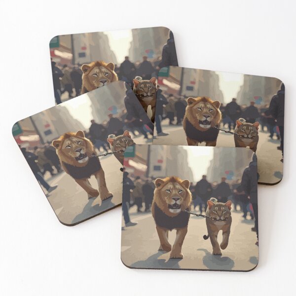 Item preview, Cat controls lion. designed and sold by Whose-sweat.