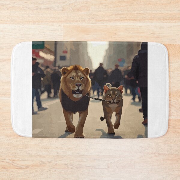 Item preview, Cat controls lion. designed and sold by Whose-sweat.