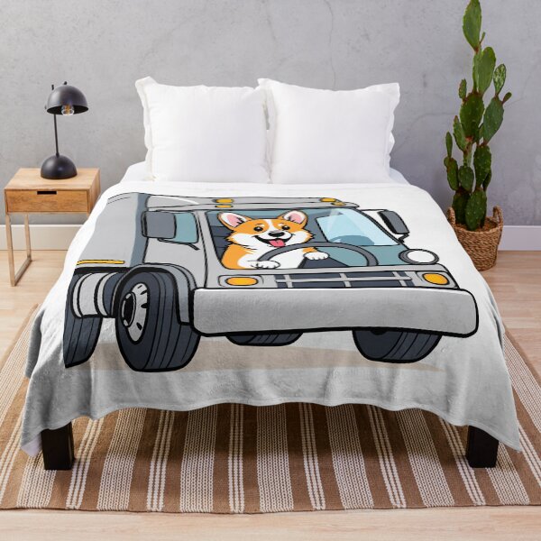 Item preview, A cute corgi driving a big truck designed and sold by DOG DESIGN.