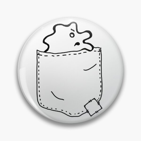 Item preview, Grumpy Lil Guy Doodle Pocket Buddy designed and sold by Midnightbadgers.
