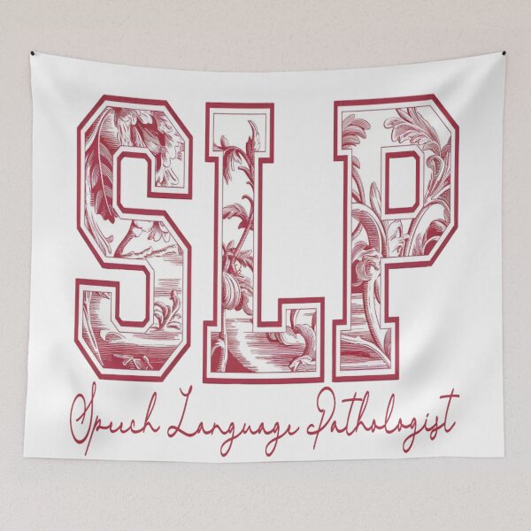 Item preview, Speech Language Pathologist Floral SLP Therapy designed and sold by KitonicTees.