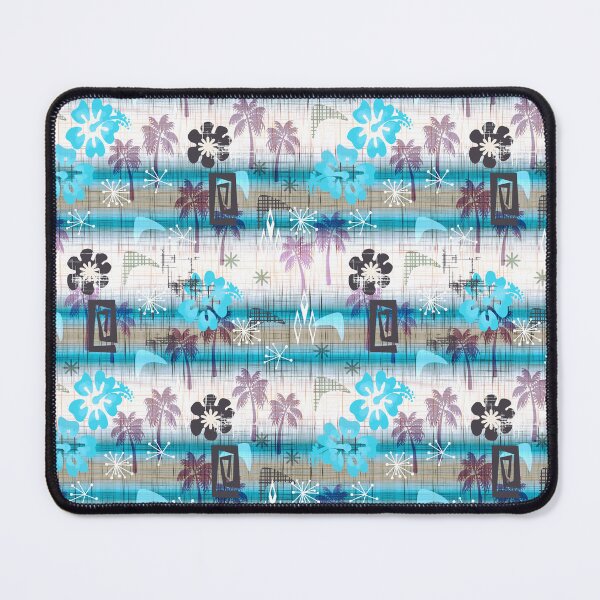 Item preview, Retro Turquoise Tropical Island Seamless Repeat designed and sold by Sharon Schwalbe.