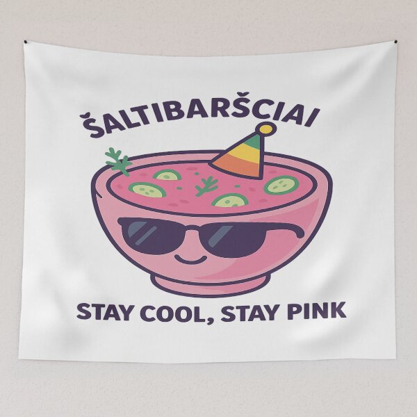 Item preview, Šaltibarščiai Squad: Europe’s Coolest Landmark Soup designed and sold by Globalcitytees.