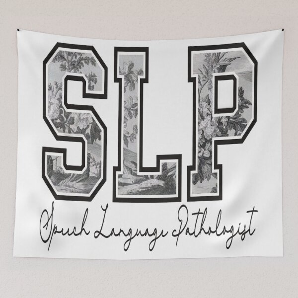 Item preview, Speech Language Pathologist Floral SLP Therapy designed and sold by KitonicTees.