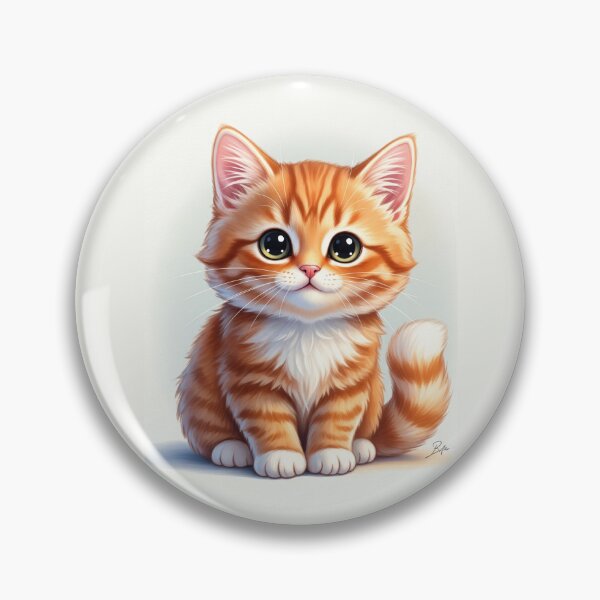 Item preview, Orange Kitten designed and sold by Six Deers.