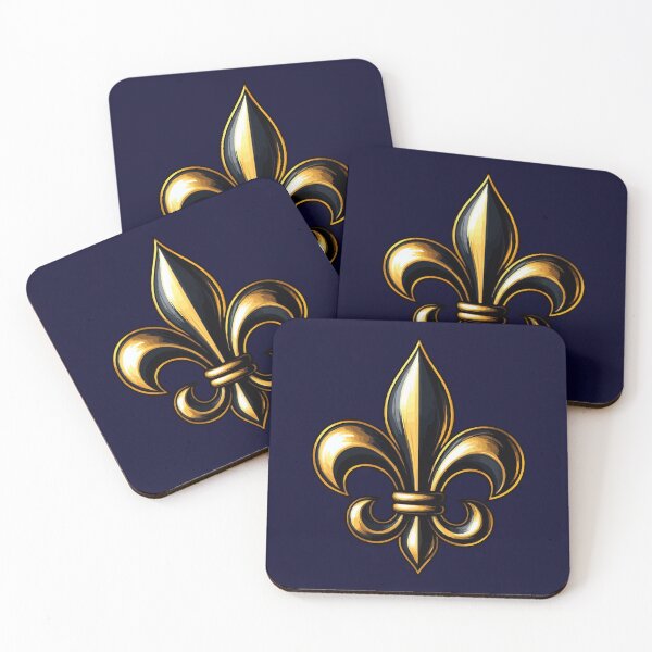 Item preview, Black and Gold Fleur-de-lys designed and sold by Grypis.