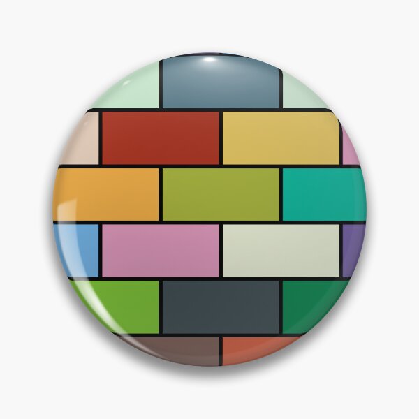 Item preview, Colorful Brick Pattern – Modern Abstract Wall of Color designed and sold by hangmeart.