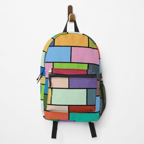 Item preview, Colorful Brick Pattern – Modern Abstract Wall of Color designed and sold by hangmeart.