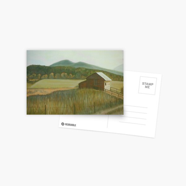 A Country Barn Postcard