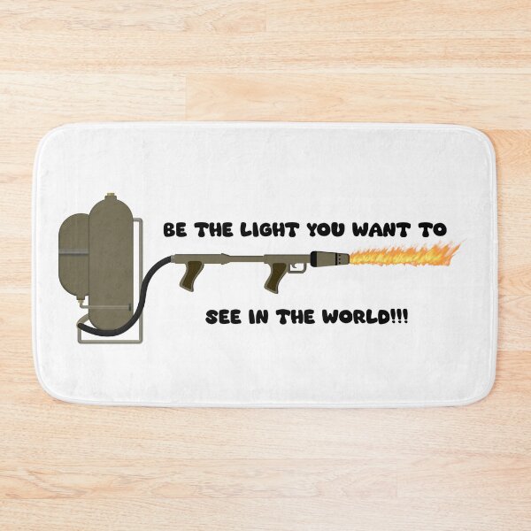 Item preview, Be Light In The World Ironic Art designed and sold by San Studios Co..