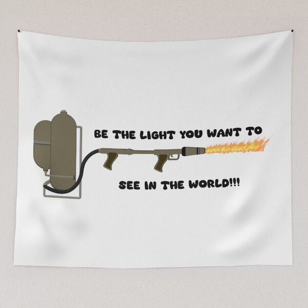 Item preview, Be Light In The World Ironic Art designed and sold by San Studios Co..