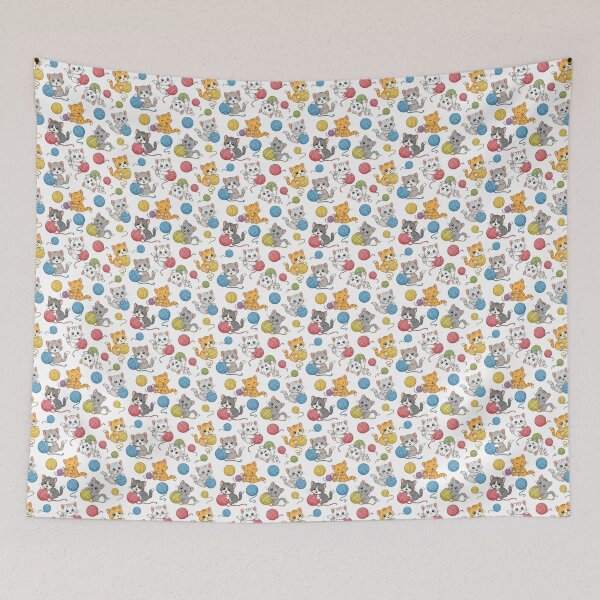Item preview, Seamless Pattern Merch & Gifts Retro Pop Cute Cat  designed and sold by SammerDesign.