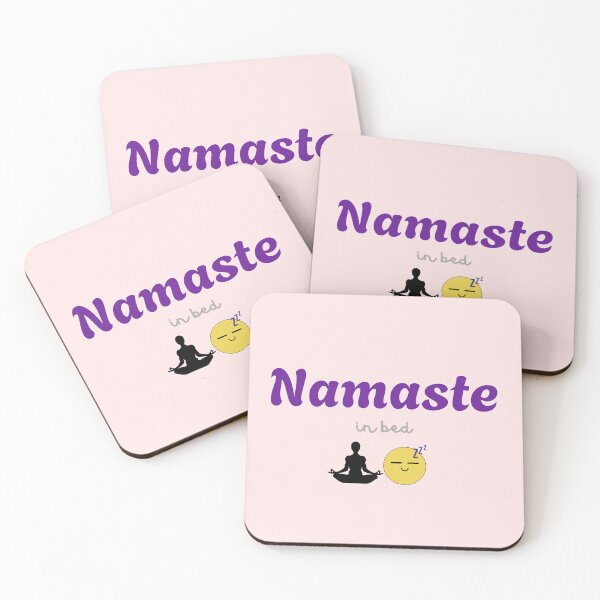 Item preview, Namaste Yoga Design – Calm Spiritual Quote for Yogis & Mindfulness Gifts” designed and sold by thoratsdesign.