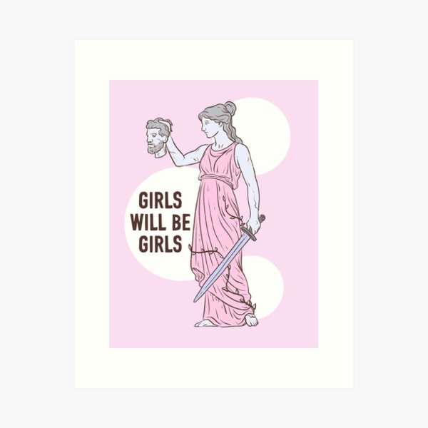 Item preview, Girls Will Be Girls – Feminist Statue with Sword designed and sold by Jess.a.creates.