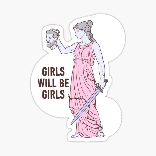 Item preview, Girls Will Be Girls – Feminist Statue with Sword designed and sold by Jess.a.creates.