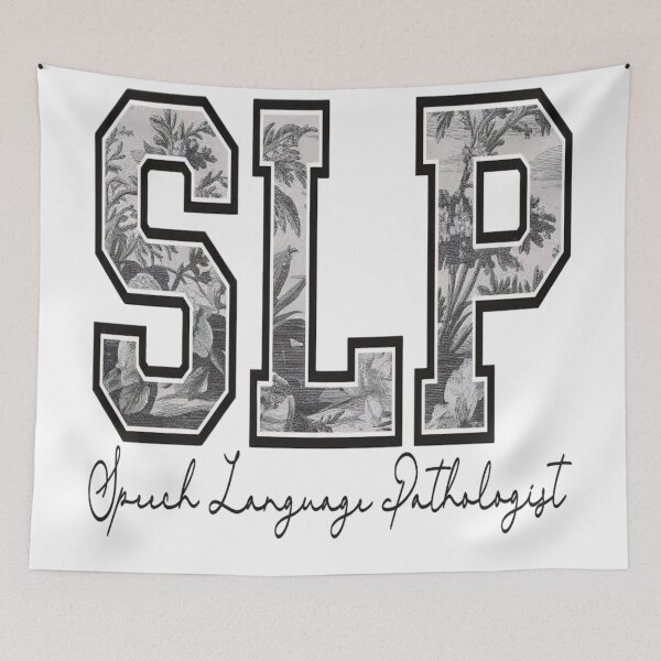 Item preview, Speech Language Pathologist Floral SLP Therapy designed and sold by KitonicTees.