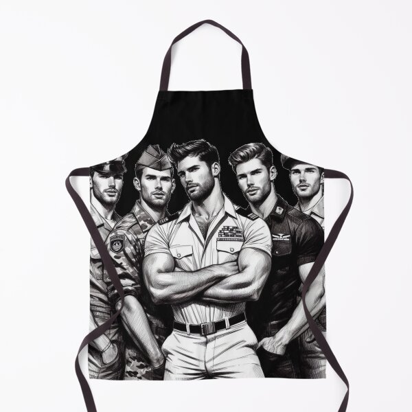 Item preview, Command and Control Tom of Finland Tribute Military Gay Pride Graphic Design designed and sold by ItsAKinkThing.