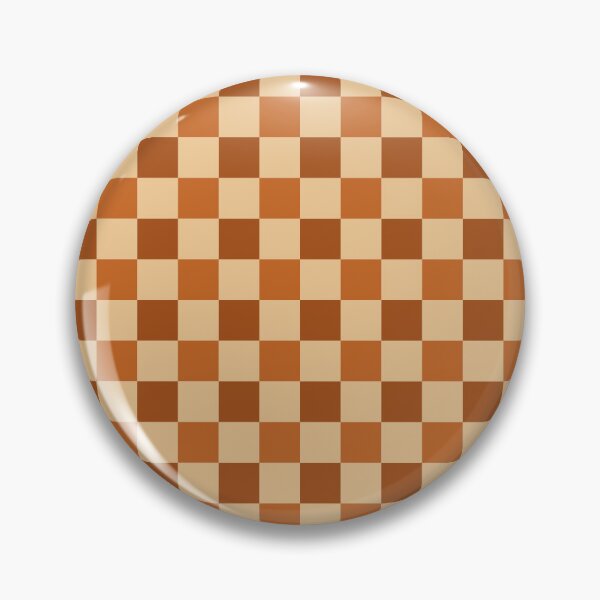 Item preview, Retro Checkered Pattern in Warm Earthy Tones designed and sold by DColourMuse.
