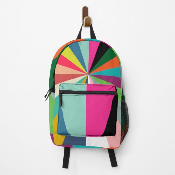 Item preview, Colour Burst Radial – Retro Geometric Explosion designed and sold by hangmeart.