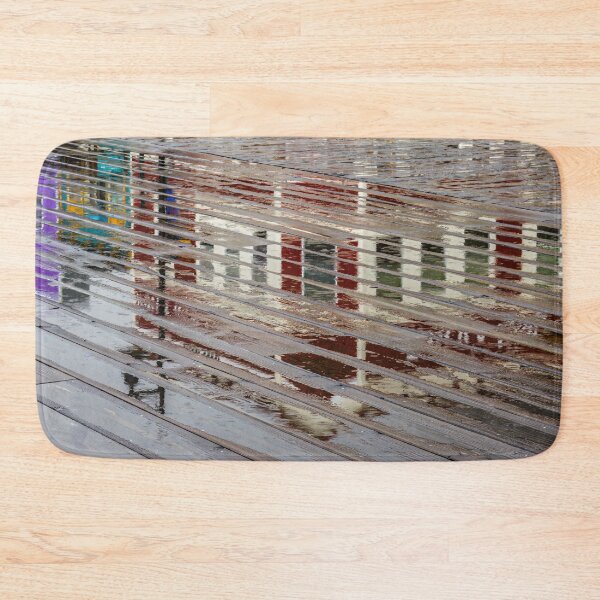 Item preview, Reflections on the Juneau wharf, Alaska designed and sold by Steven Weeks.