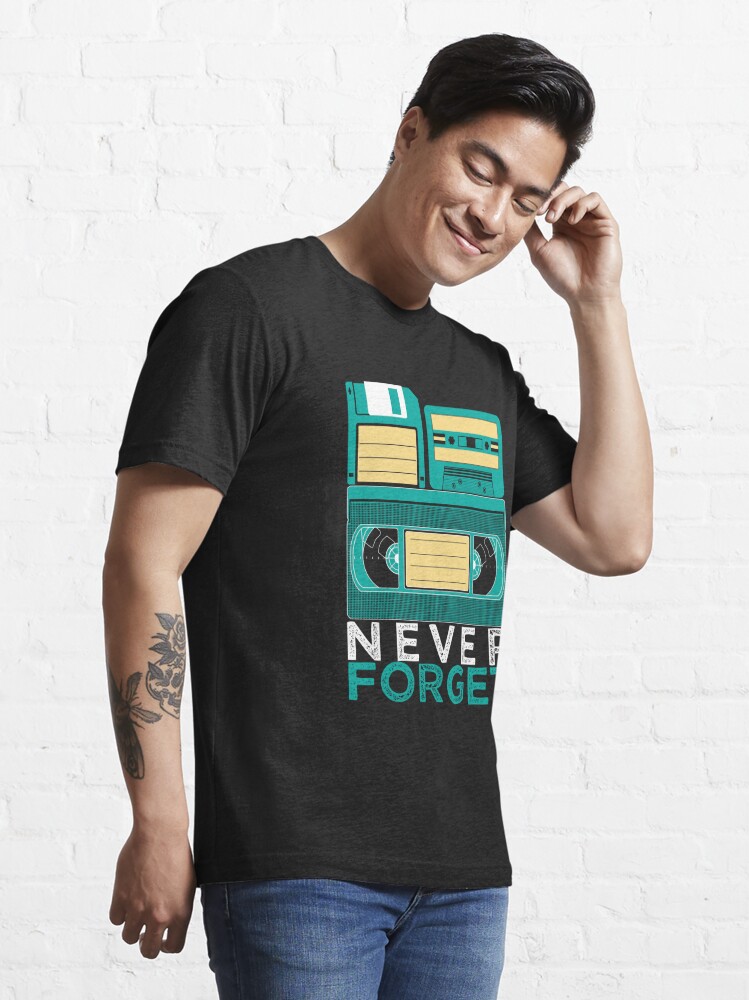 never forget vhs t shirt