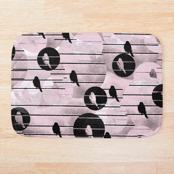 Item preview, bird circles - pink designed and sold by Helen Corr.