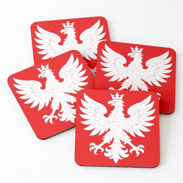 Aperçu de l'œuvre Drapeau blanc de l'aigle polonais, cadeau créée et vendue par Pineapple-Tree.
