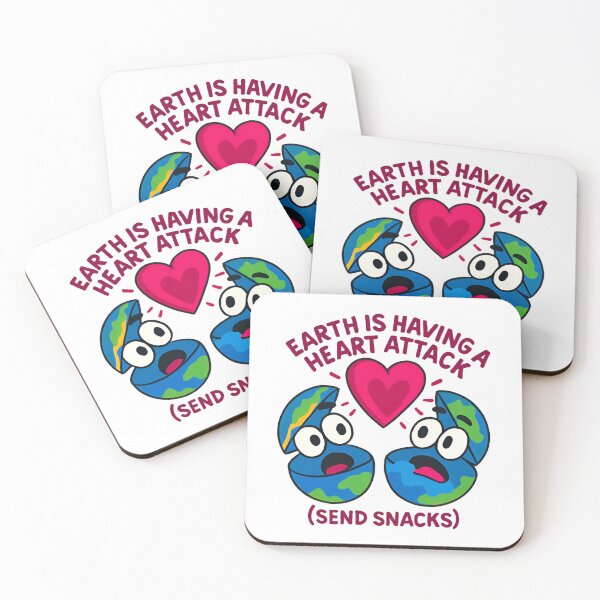 Item preview, Earth Snack Attack designed and sold by PuniverseBots.