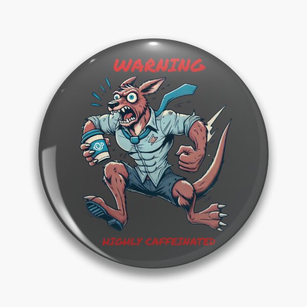 Item preview, Warning Highly Caffeinated designed and sold by GoodYarnsCo.
