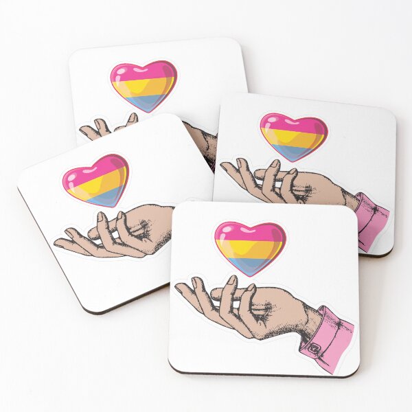 Item preview, LGBTQIA+ - Pansexual Pride Heart in Hand designed and sold by IE-ArtOnline.