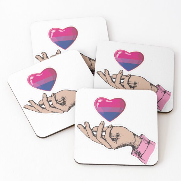 Item preview, LGBTQIA+ - Bisexual Pride Heart in Hand designed and sold by IE-ArtOnline.