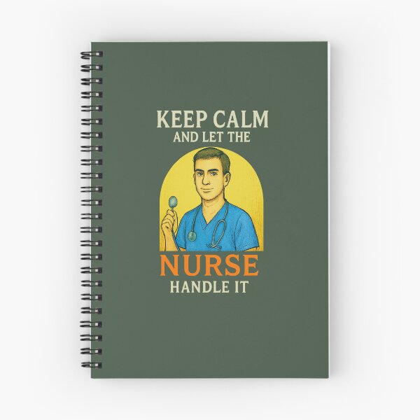 Item preview, The Nurse Is Here! Be Calm. designed and sold by LaPaz361.