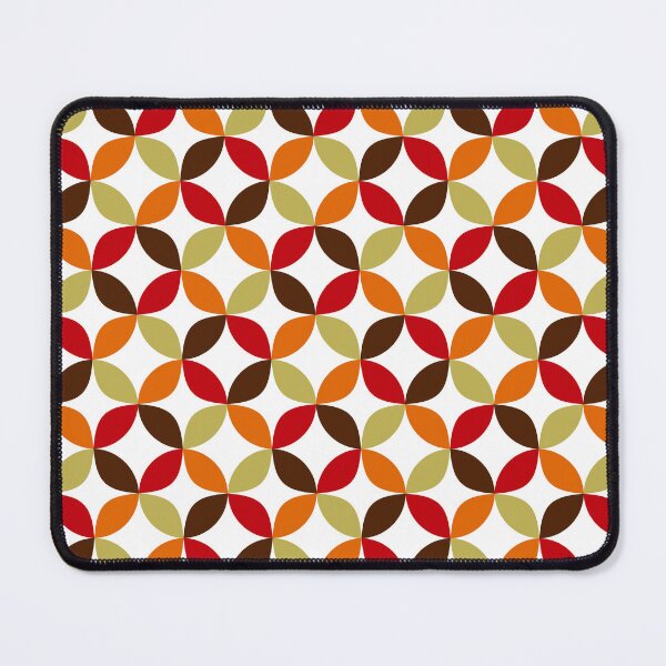 Item preview, Retro Fall Geometric Circles Pattern – Mid-Century Style designed and sold by Navitaloves.