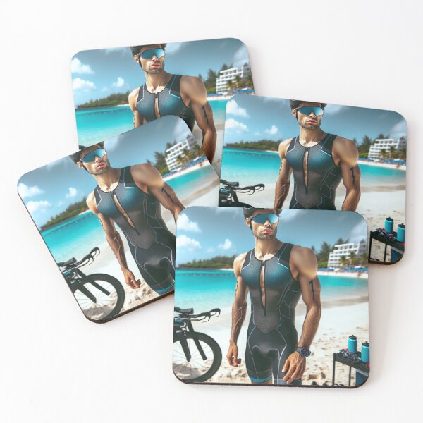 Item preview, "BEACH START. FINISH STRONG." designed and sold by Triathlongram.