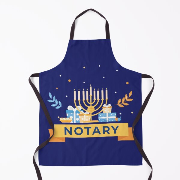 Item preview, Notary Public Hanukkah Menorah Design – Festive Notary Gift designed and sold by NotaryLife.