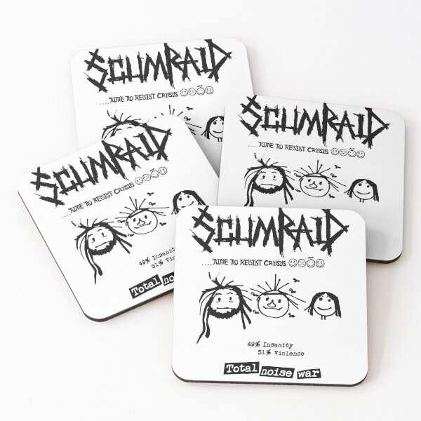 Item preview, Scumraid - Total Noise War T SHIRT white designed and sold by XtremeShop.