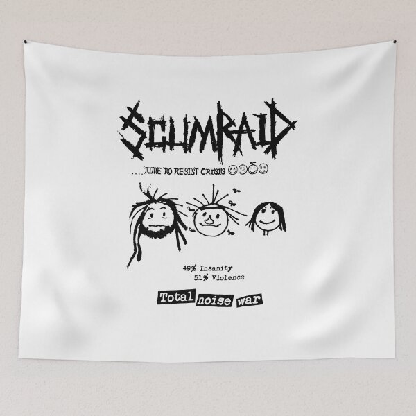 Item preview, Scumraid - Total Noise War T SHIRT white designed and sold by XtremeShop.