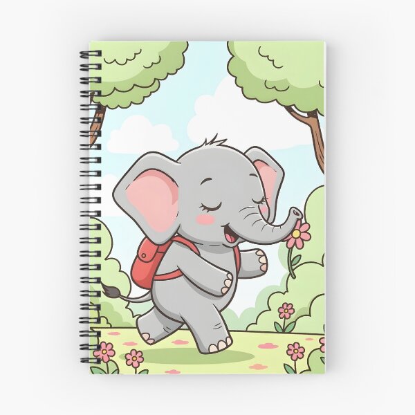 Item preview, Cute walking elephant designed and sold by BGM by AI.