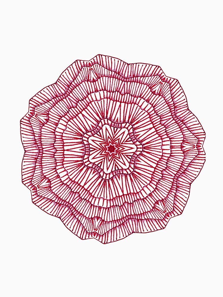 Thumbnail 7 of 7, Classic T-Shirt, Red Flower designed and sold by lauramaxwell.