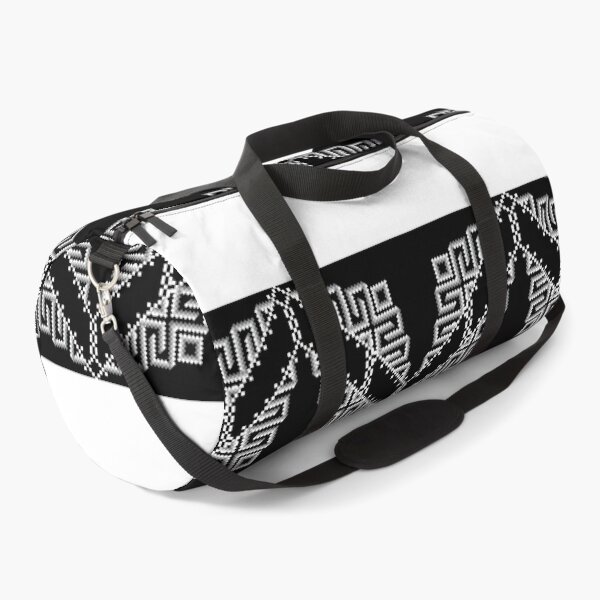 Item preview, Striking Monochrome Ethnic Key Pixel Seamless Pattern designed and sold by Khwanchai.