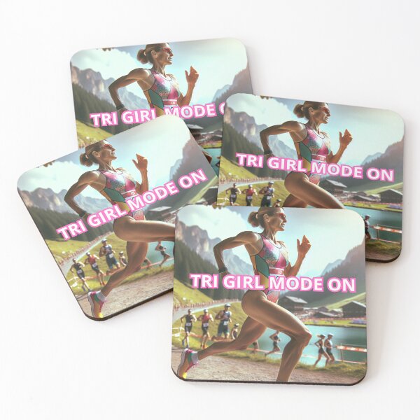 Item preview, "TRI GIRL MODE ON – Strong. Focused. Unstoppable." designed and sold by Triathlongram.