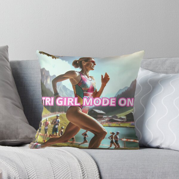 Item preview, "TRI GIRL MODE ON – Strong. Focused. Unstoppable." designed and sold by Triathlongram.