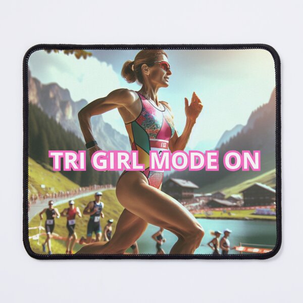 Item preview, "TRI GIRL MODE ON – Strong. Focused. Unstoppable." designed and sold by Triathlongram.