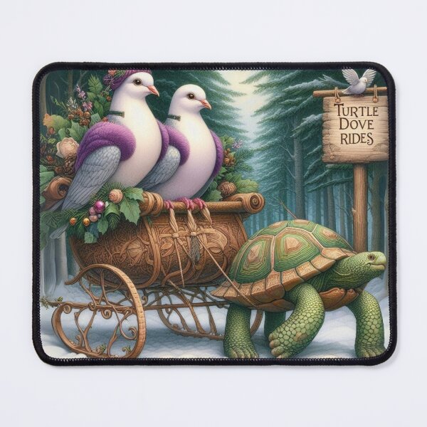 Item preview, Two Turtle Doves-Christmas designed and sold by angelmuz.