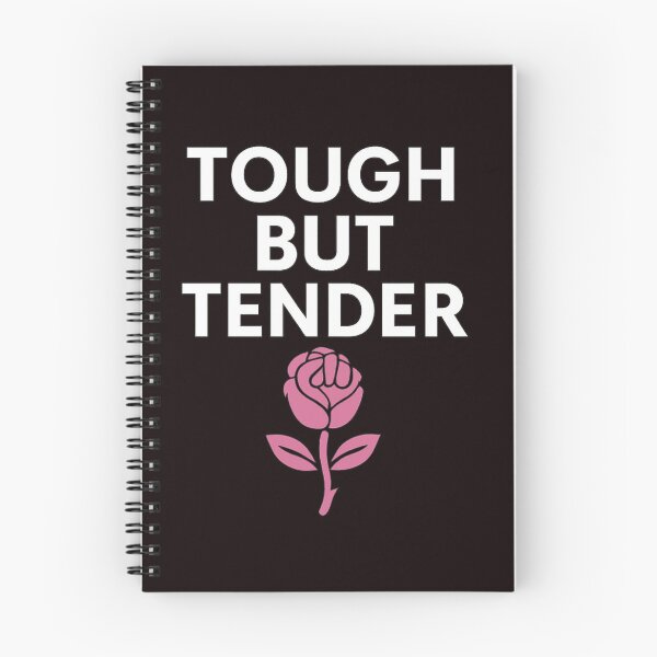 Item preview, Tough But Tender – Feminist Statement with Rose & Fist Icon designed and sold by Tadeusz1.