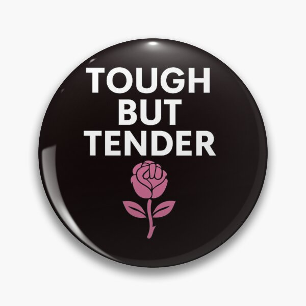 Item preview, Tough But Tender – Feminist Statement with Rose & Fist Icon designed and sold by Tadeusz1.