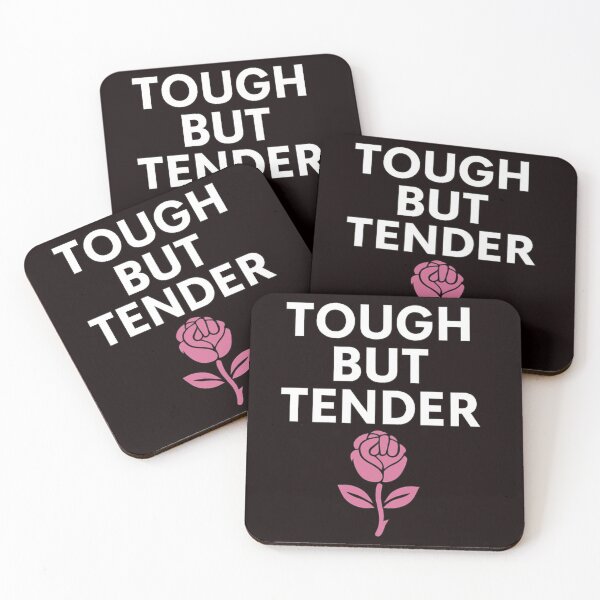 Item preview, Tough But Tender – Feminist Statement with Rose & Fist Icon designed and sold by Tadeusz1.