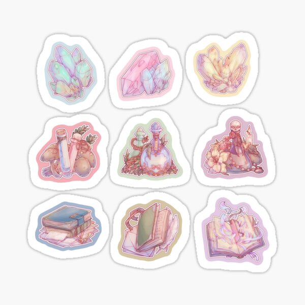 RPG Items Sticker Set Sticker